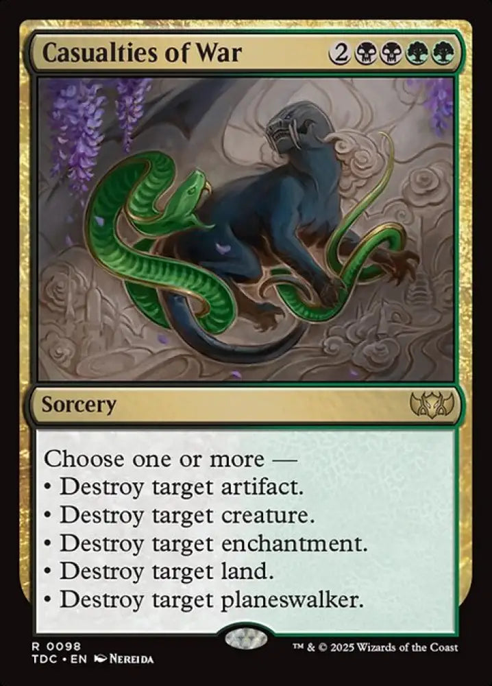 Casualties of War (98) [Tarkir: Dragonstorm Commander]