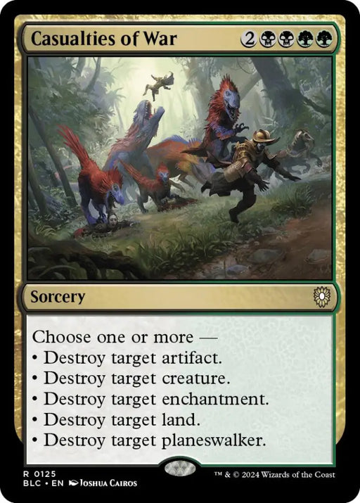 Casualties of War [Bloomburrow Commander] - MTG Single