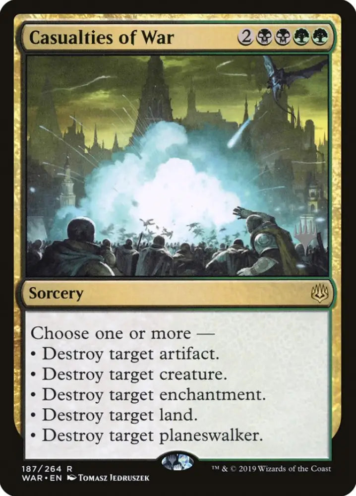 Casualties of War (Promo Pack) [War of the Spark Promos] - MTG Single