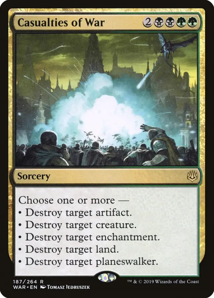 Casualties of War [War of the Spark] - MTG Single
