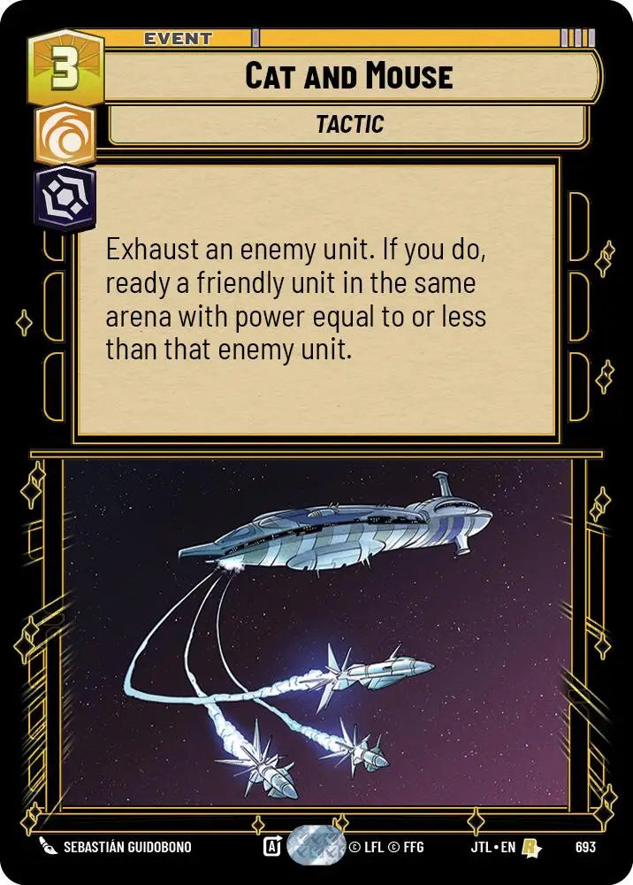 Cat and Mouse (Foil) (693) [Jump to Lightspeed] - Star Wars: Unlimited Single
