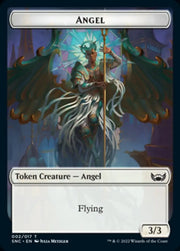 Cat // Angel Double-Sided Token [Streets of New Capenna Tokens] - MTG Single