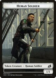Cat Bird // Human Soldier (004) Double-Sided Token [Ikoria: Lair of Behemoths Tokens] - MTG Single