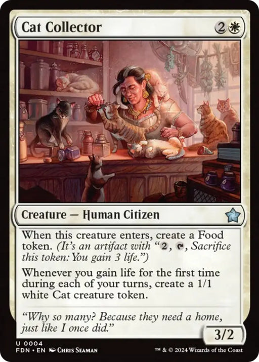 Cat Collector [Foundations] - MTG Single