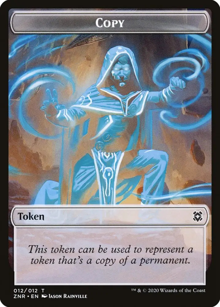Cat // Copy Double-Sided Token [Zendikar Rising Tokens] - MTG Single