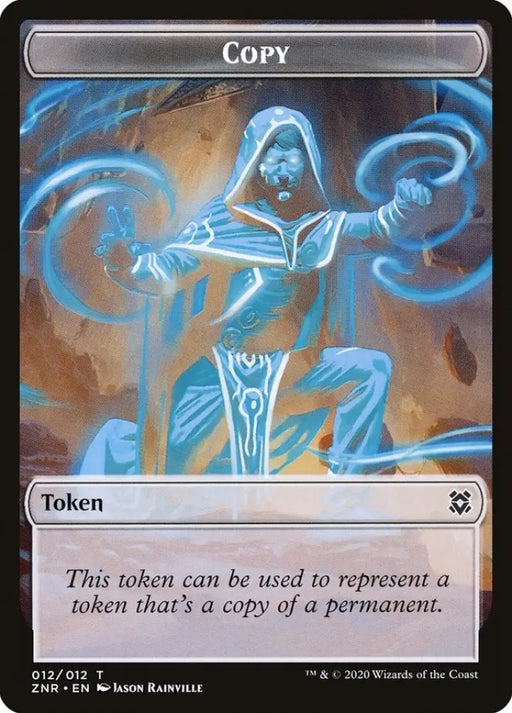 Cat // Copy Double-Sided Token [Zendikar Rising Tokens] - MTG Single