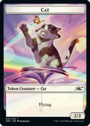 Cat // Food (11) Double-Sided Token [Unfinity Tokens] - MTG Single