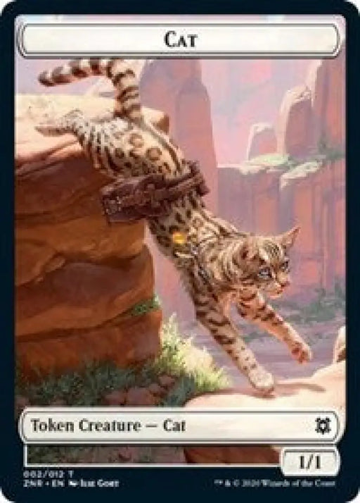 Cat // Goblin Construct Double-Sided Token [Zendikar Rising Tokens] - MTG Single