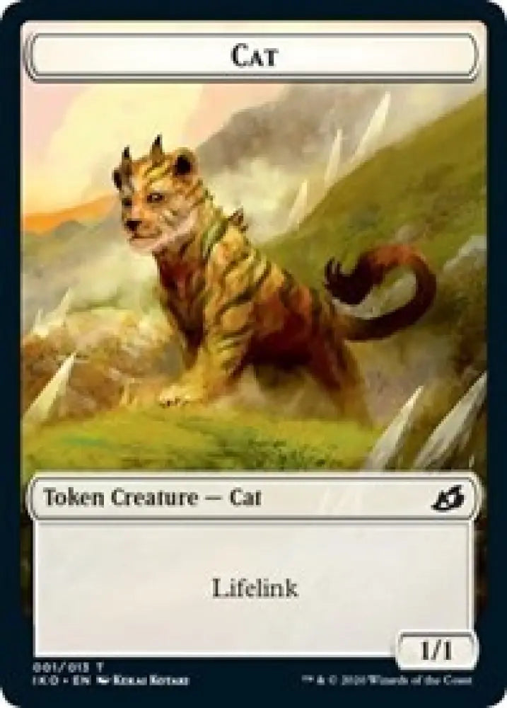 Cat // Human Soldier (003) Double-Sided Token [Ikoria: Lair of Behemoths Tokens] - MTG Single