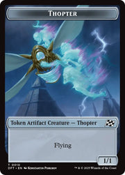 Cat // Thopter (0010) Double-Sided Token [Aetherdrift Tokens] - MTG Single