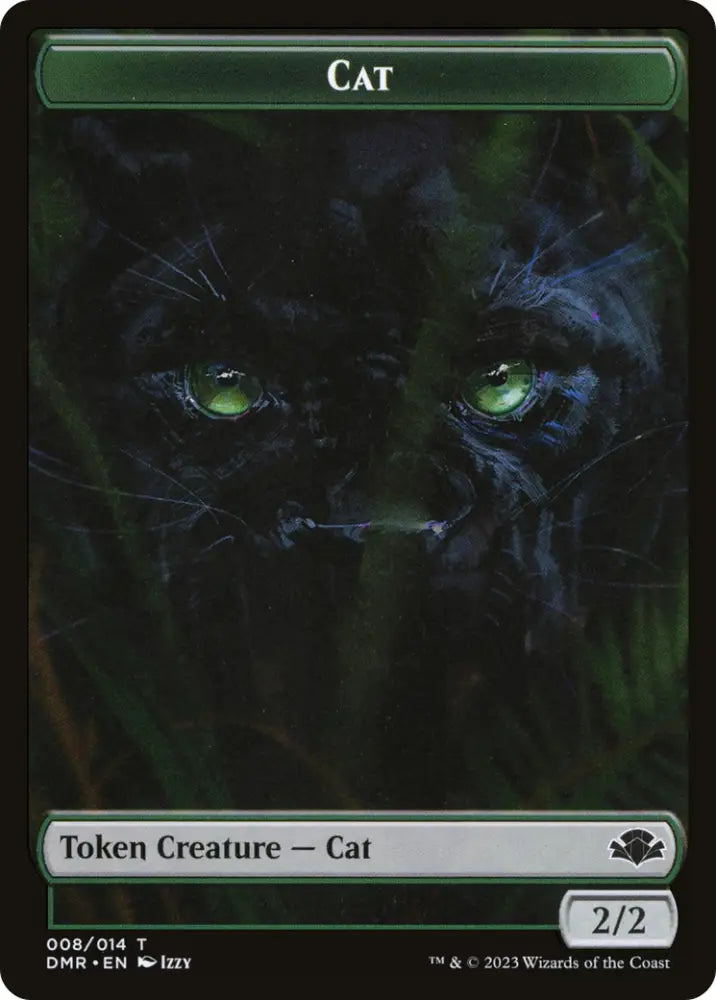 Cat Token (008) [Dominaria Remastered Tokens] - MTG Single