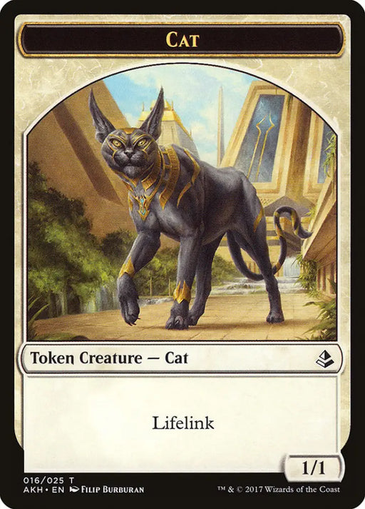 Cat Token [Amonkhet Tokens] - MTG Single
