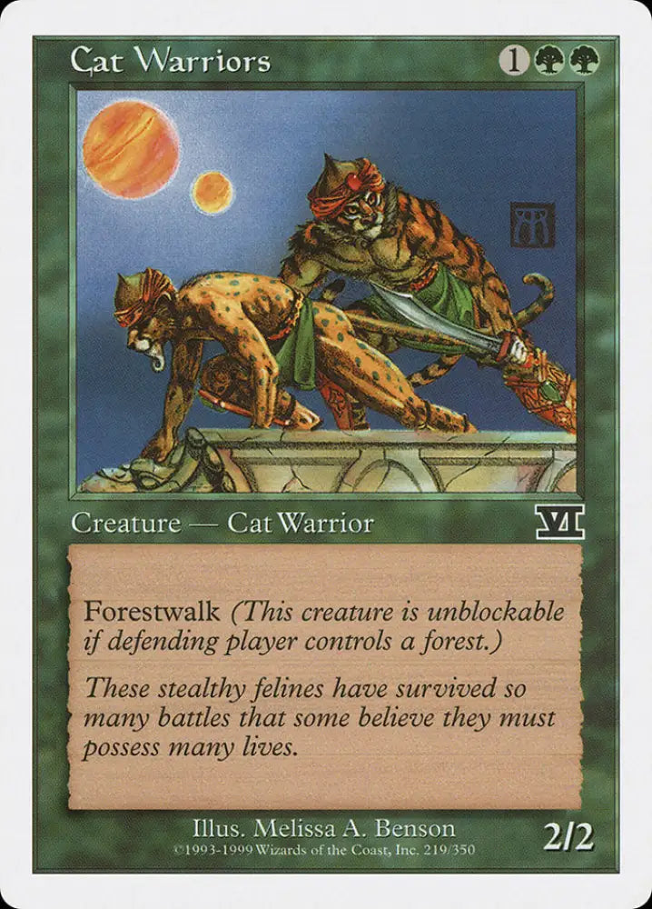Cat Warriors [Classic Sixth Edition] - MTG Single