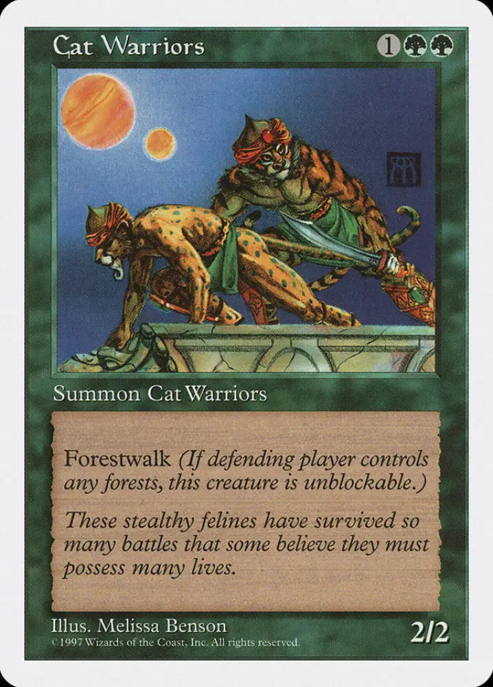 Cat Warriors [Fifth Edition] - MTG Single