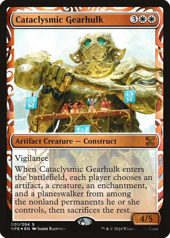 Cataclysmic Gearhulk [Kaladesh Inventions] - MTG Single