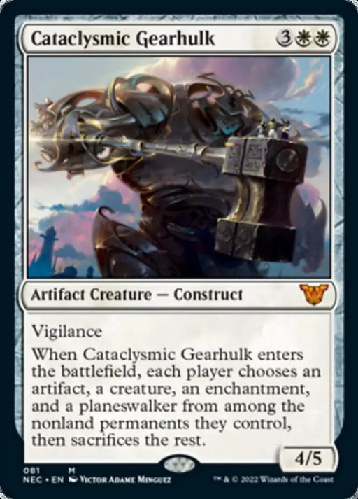 Cataclysmic Gearhulk [Kamigawa: Neon Dynasty Commander] - MTG Single
