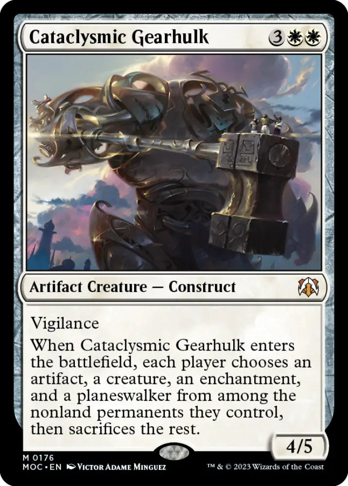 Cataclysmic Gearhulk [March of the Machine Commander] - MTG Single