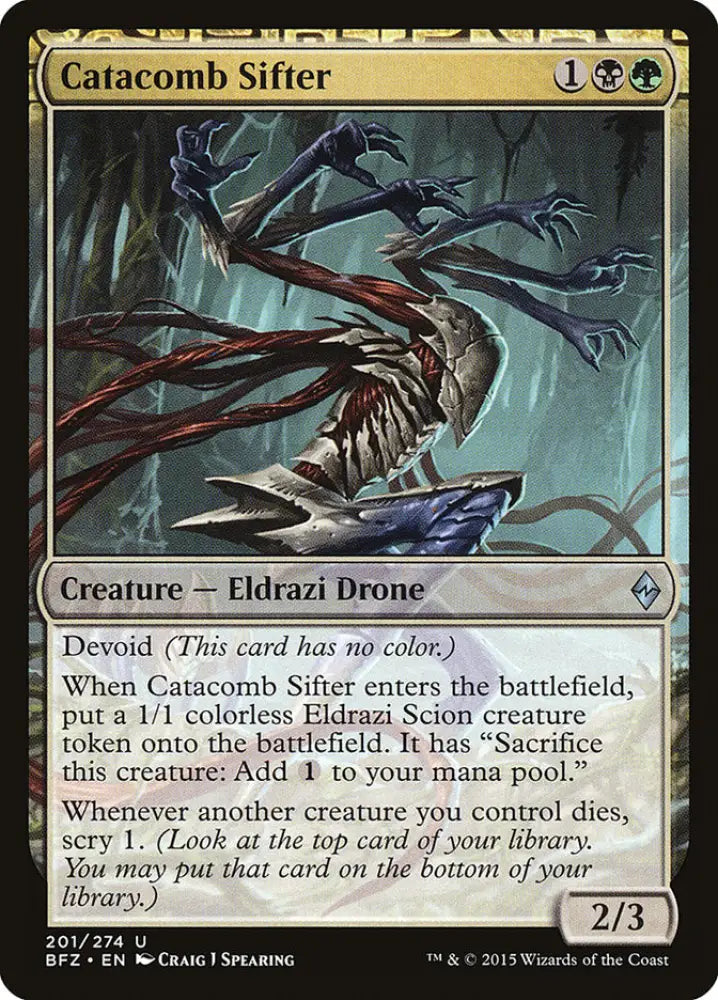 Catacomb Sifter [Battle for Zendikar] - MTG Single