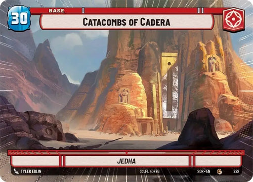 Catacombs of Cadera// Experience (Hyperspace) (292 // T03) [Spark of Rebellion] - Star Wars: Unlimited Single