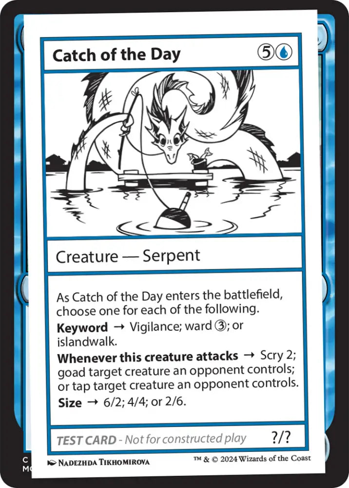 Catch of the Day [Mystery Booster 2 Playtest Cards] - MTG Single