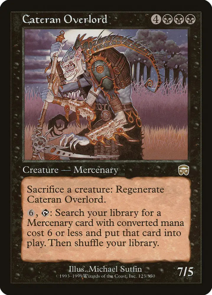 Cateran Overlord [Mercadian Masques] - MTG Single