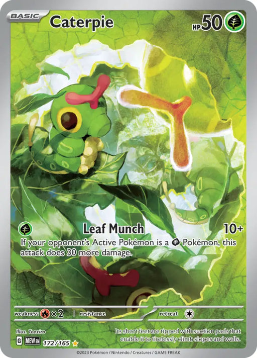 Caterpie (172/165) [Scarlet & Violet 151] - Pokemon Single