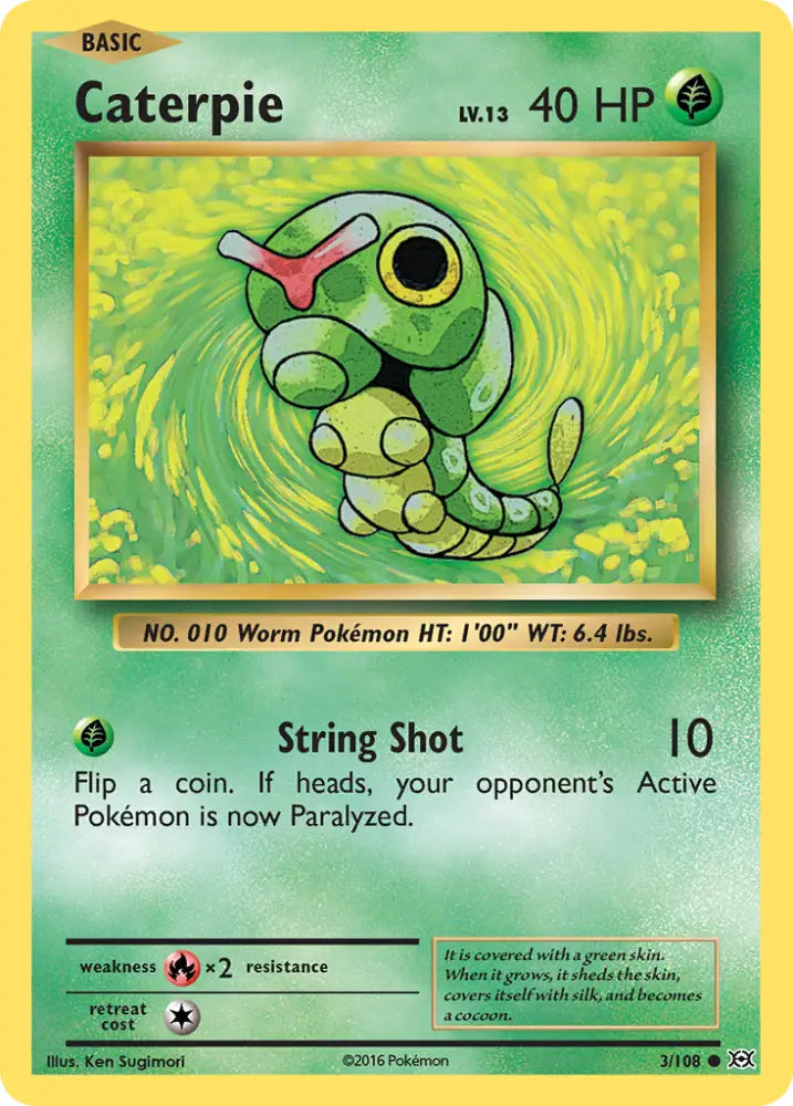 Caterpie (3/108) [XY: Evolutions] - Pokemon Single