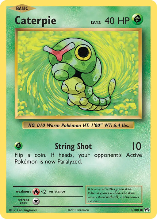Caterpie (3/108) [XY: Evolutions] - Pokemon Single