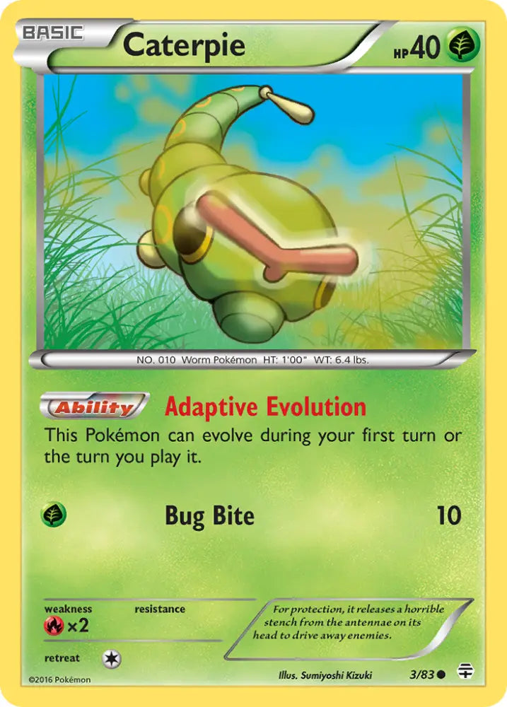 Caterpie (3/83) [XY: Generations] - Pokemon Single