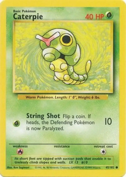Caterpie (45/102) [Base Set Unlimited] - Pokemon Single
