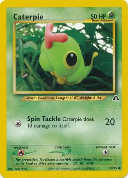 Caterpie (53/75) [Neo Discovery Unlimited] - Pokemon Single