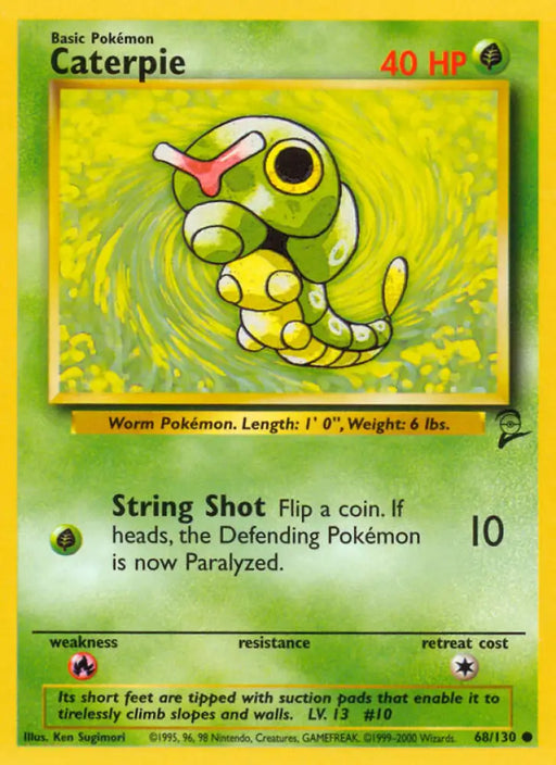 Caterpie (68/130) [Base Set 2] - Pokemon Single