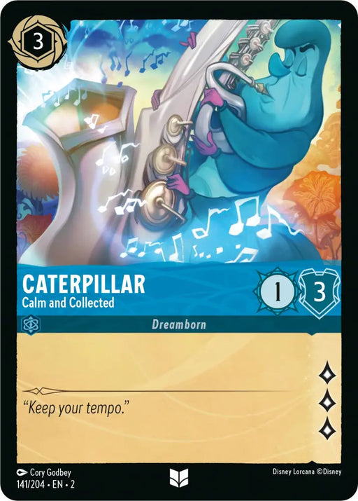 Caterpillar - Calm and Collected (141/204) [Rise of the Floodborn] - Lorcana Single