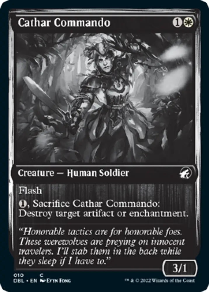 Cathar Commando [Innistrad: Double Feature] - MTG Single