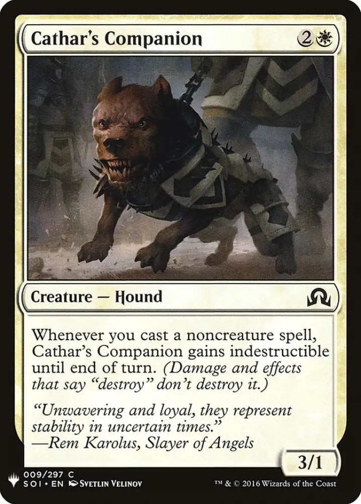 Cathar’s Companion [Mystery Booster] - MTG Single