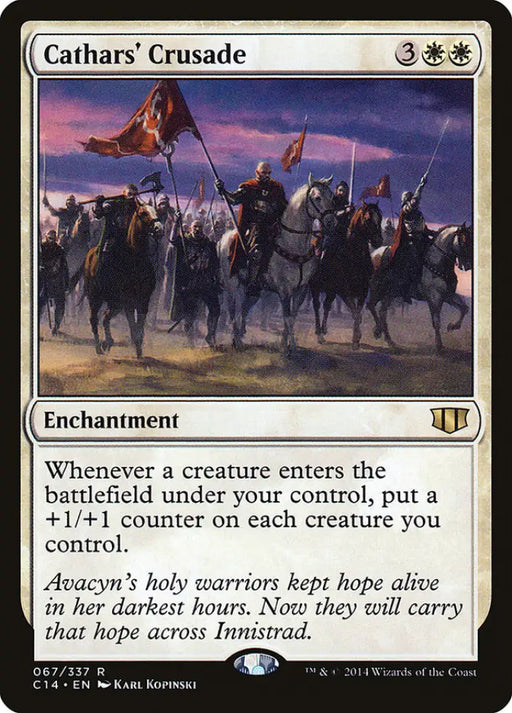 Cathars’ Crusade [Commander 2014] - MTG Single