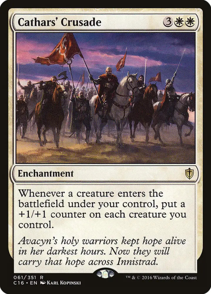 Cathars’ Crusade [Commander 2016] - MTG Single