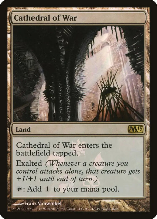 Cathedral of War (Buy-A-Box) [Magic 2013 Promos] - MTG Single