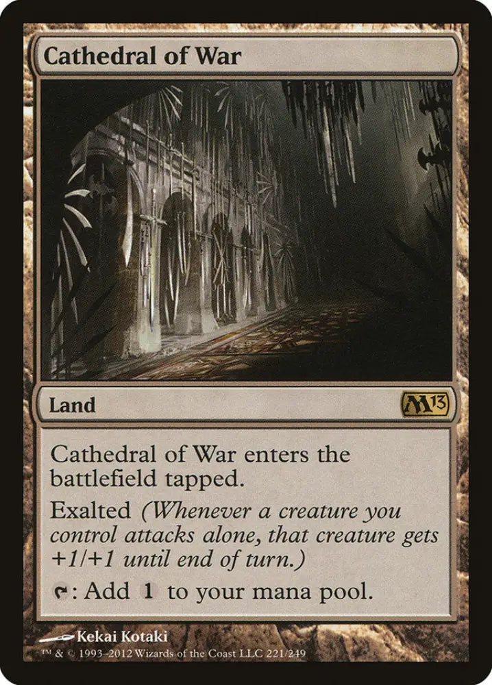 Cathedral of War [Magic 2013] - MTG Single