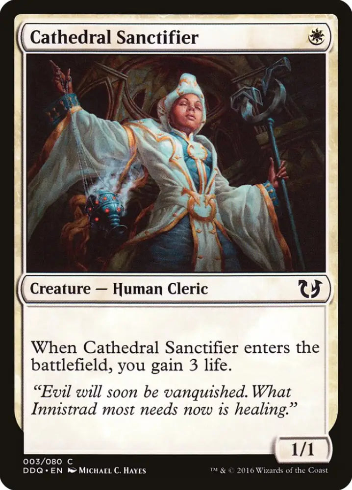Cathedral Sanctifier [Duel Decks: Blessed vs. Cursed] - MTG Single
