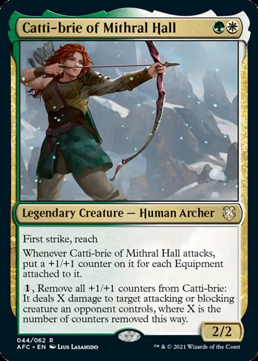 Catti-brie of Mithral Hall [Dungeons & Dragons: Adventures in the Forgotten Realms Commander] - MTG Single