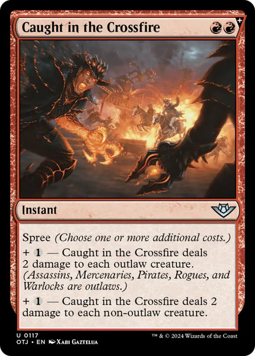 Caught in the Crossfire [Outlaws of Thunder Junction] - MTG Single