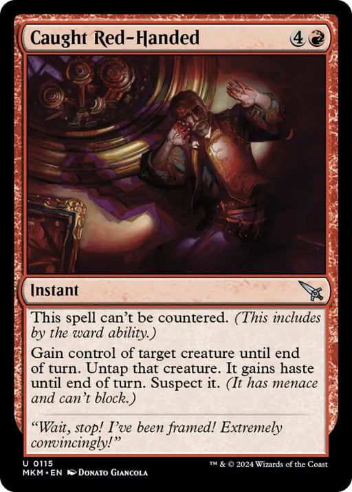 Caught Red-Handed [Murders at Karlov Manor] - MTG Single