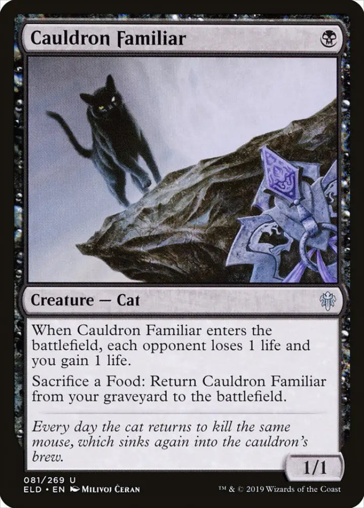 Cauldron Familiar [Throne of Eldraine] - MTG Single