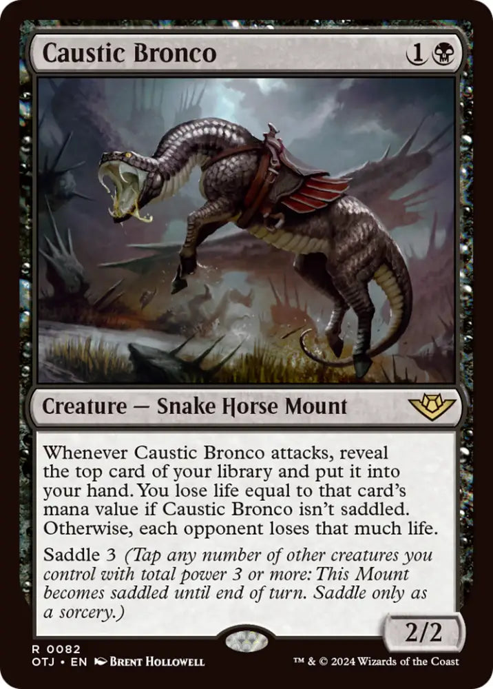 Caustic Bronco [Outlaws of Thunder Junction] - MTG Single