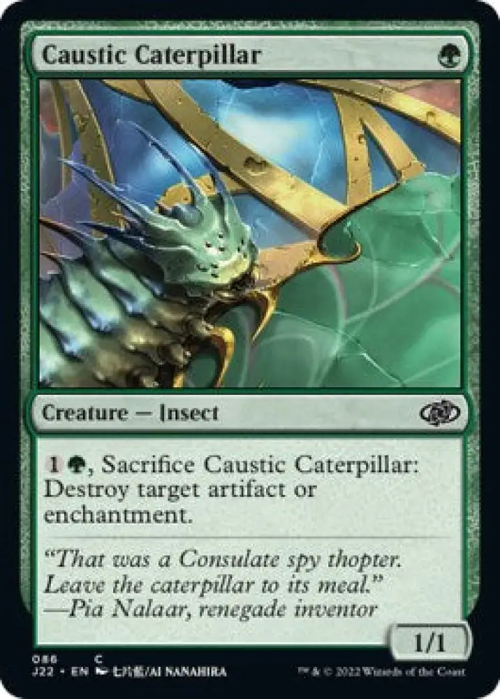 Caustic Caterpillar [Jumpstart 2022] - MTG Single