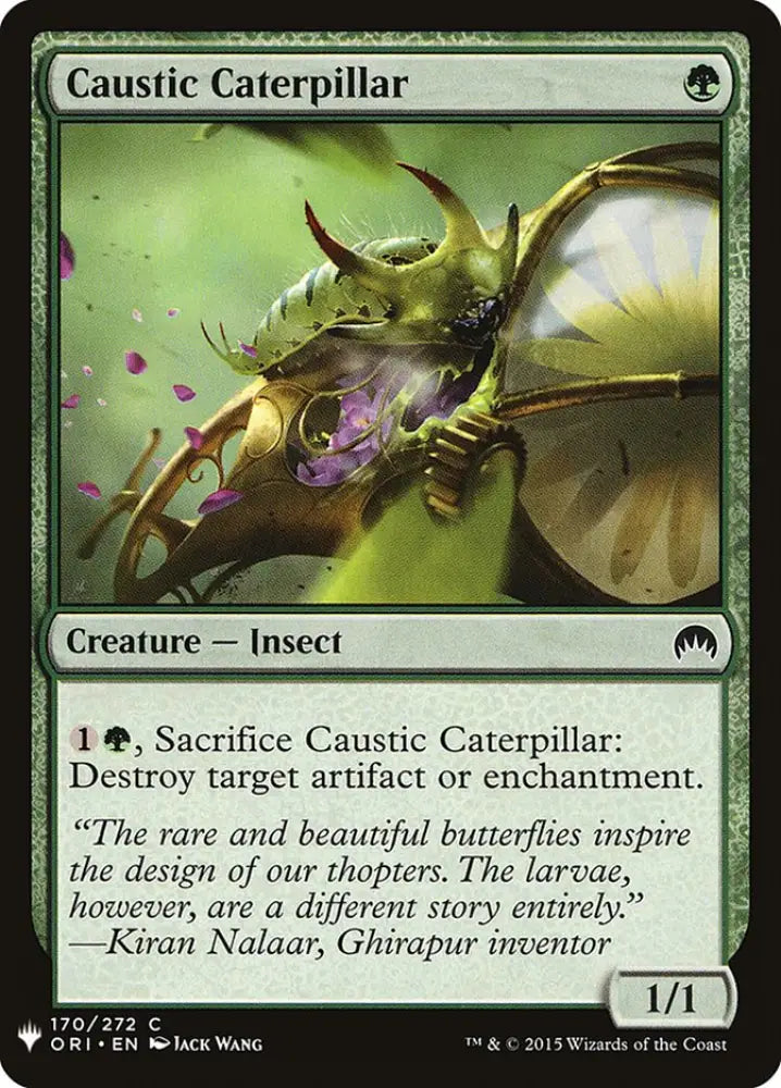 Caustic Caterpillar [Mystery Booster] - MTG Single
