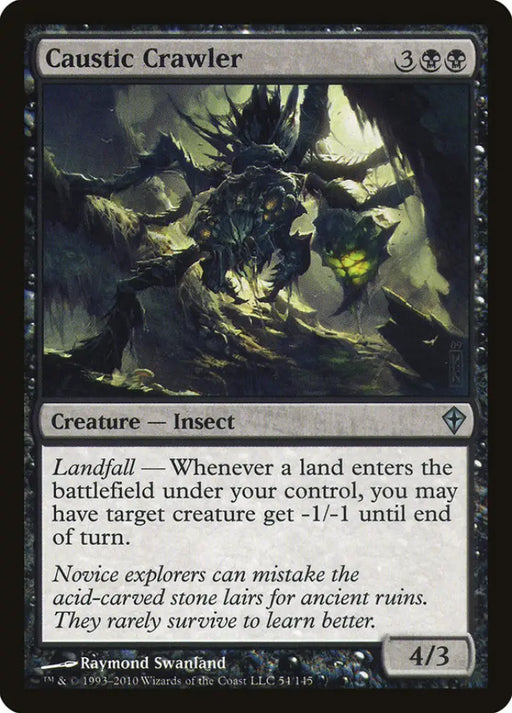 Caustic Crawler [Worldwake] - MTG Single