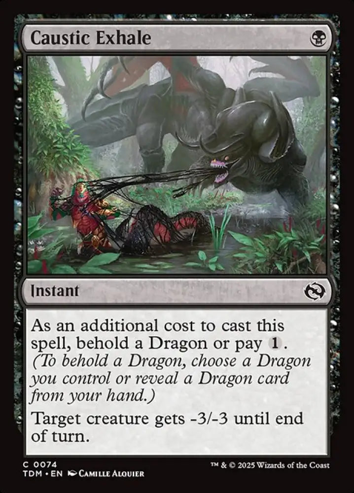 Caustic Exhale (74) [Tarkir: Dragonstorm]