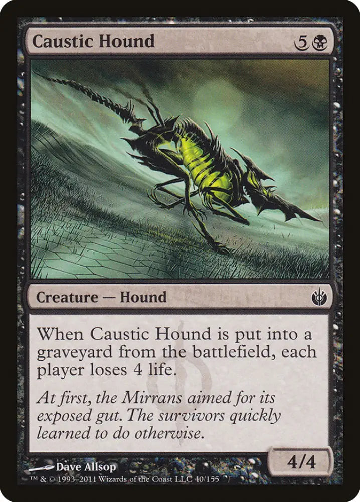 Caustic Hound [Mirrodin Besieged] - MTG Single